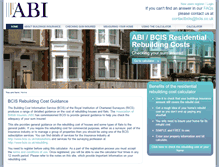Tablet Screenshot of abi.bcis.co.uk