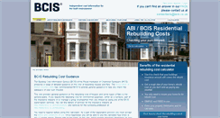 Desktop Screenshot of calculator.bcis.co.uk